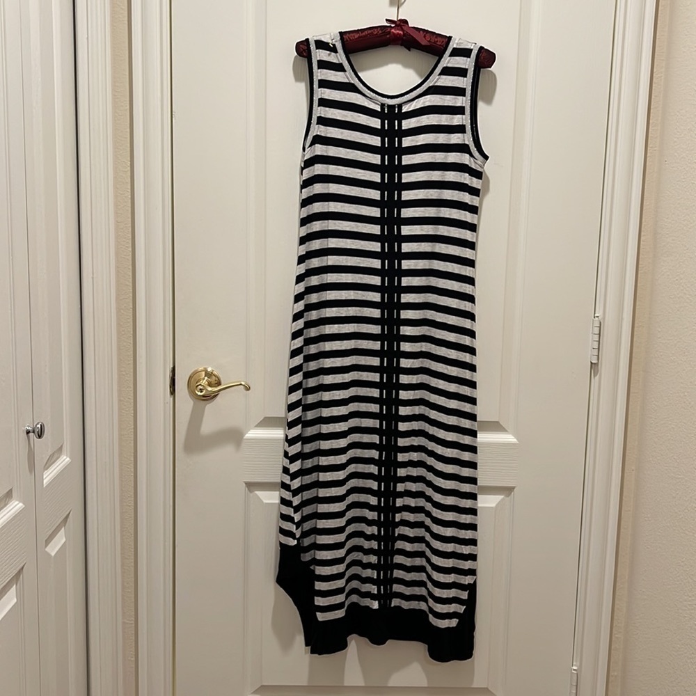 SPENSE MAXI STRIPE DRESS SZ:L - Picture 3 of 7